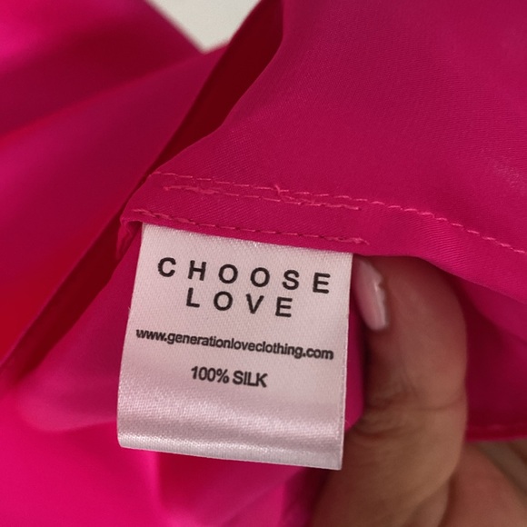 Generation Love pink off the shoulder top - Picture 8 of 8